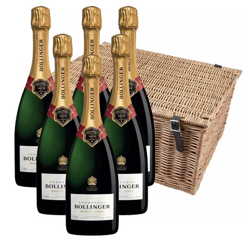 Bollinger Brut Special Cuvee Champagne 75cl Case of 6 Hamper